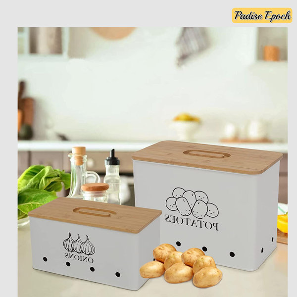 Padise Epoch Potato Onion Storage Box, Food Container Sets, Storage Canisters For Vegeatables